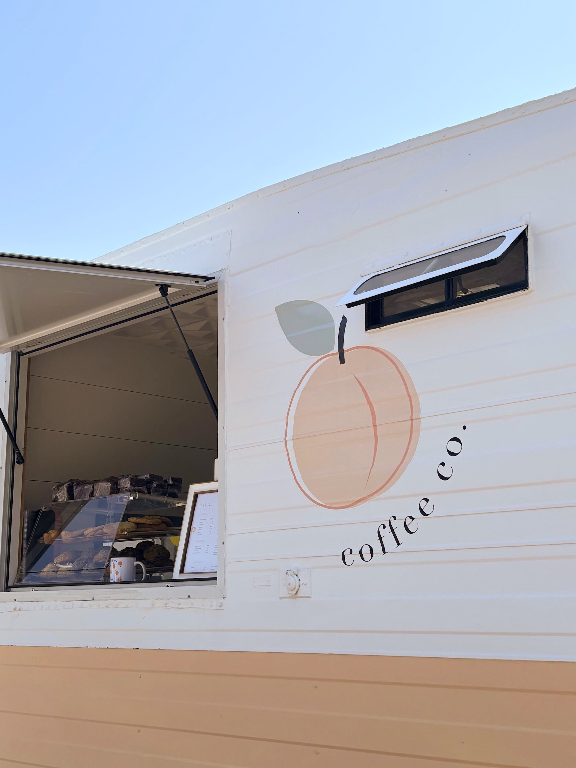 Peach Coffee Co. coffee setup